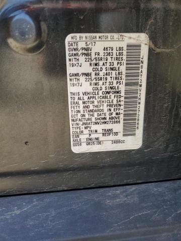 2017 NISSAN ROGUE S - JN8AT2MV2HW272866