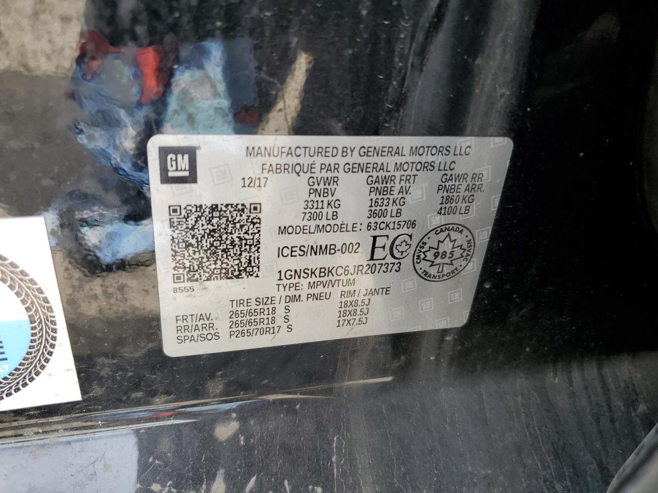 CHEVROLET TAHOE K1500 LT