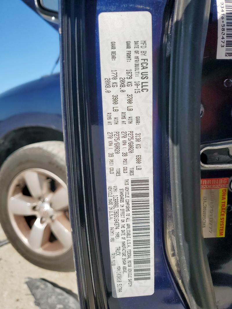 2016 RAM 1500 SLT - 1C6RR6LT9GS164374