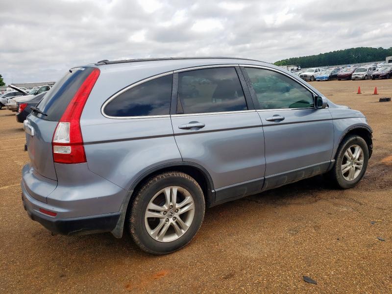 HONDA CR-V EXL 2011 blue  gas 5J6RE3H76BL011687 photo #4