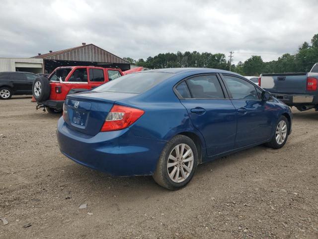 HONDA CIVIC EX 2012 blue sedan 4d gas 2HGFB2F87CH546602 photo #4