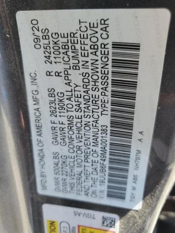 2021 ACURA TLX TECHNO 19UUB6F49MA001383