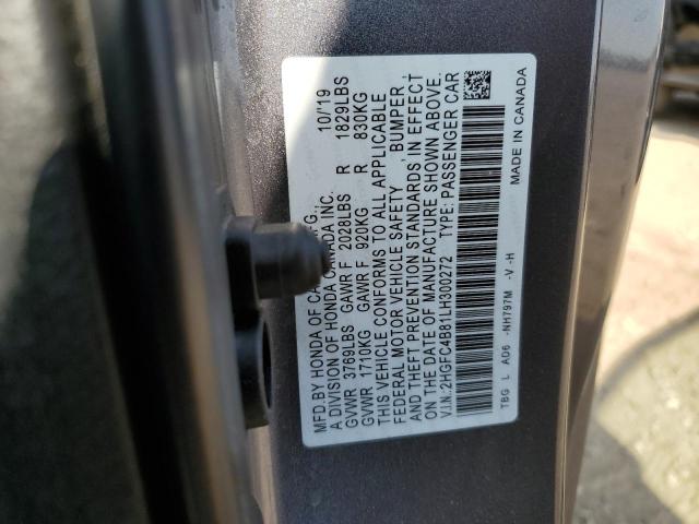 2020 HONDA CIVIC SPOR - 2HGFC4B81LH300272