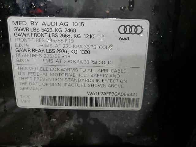2016 AUDI Q5 PREMIUM - WA1L2AFP7GA066321