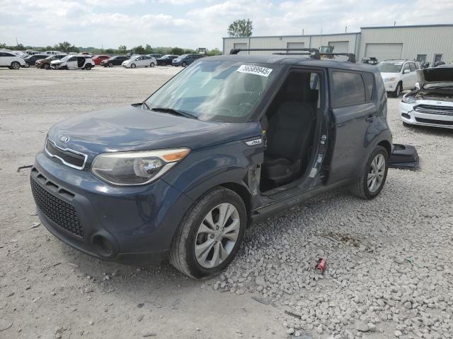 KIA SOUL + 2015 blue  gas KNDJP3A56F7164638 photo #1