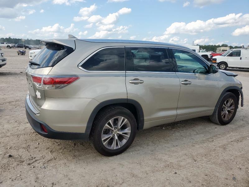 Vin: 5tdkkrfhxes009393, lot: 57977945, toyota highlander xle 20143