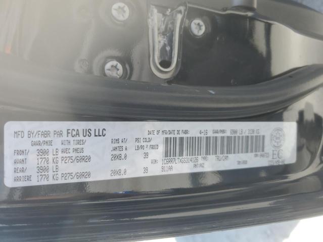 2016 RAM 1500 SLT - 1C6RR7LTXGS314126