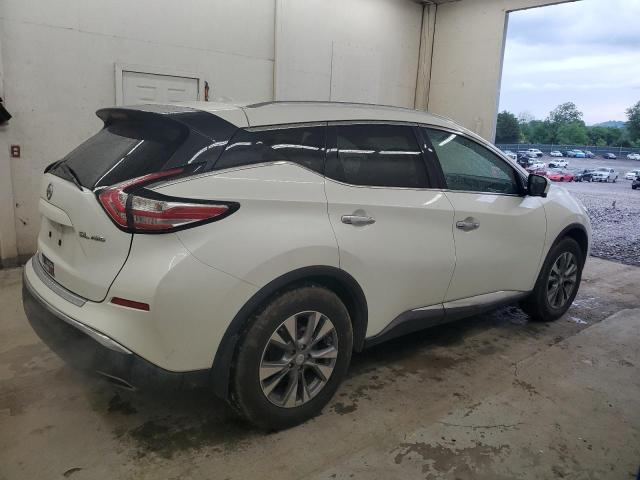 Vin: 5n1az2mh3fn210007, lot: 54654335, nissan murano s 20153