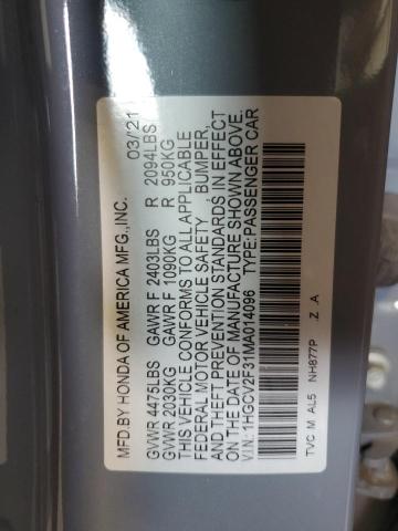 2021 HONDA ACCORD SPO - 1HGCV2F31MA014096
