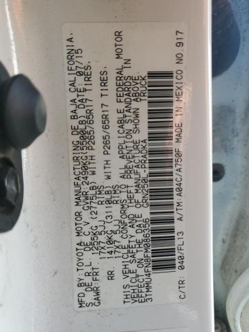 2015 TOYOTA TACOMA DOU - 3TMMU4FN8FM086356