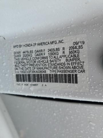 2019 HONDA ACCORD SPO - 1HGCV2F35KA036048