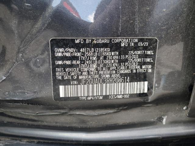 2024 SUBARU CROSSTREK - JF2GUADC3RH208614
