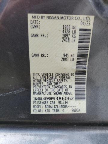 2023 NISSAN ALTIMA SL - 1N4BL4EV0PN386062