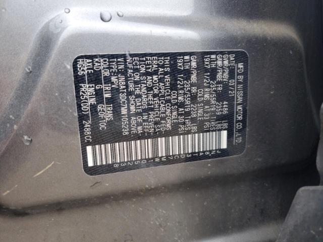 2021 NISSAN ROGUE PLAT JN8AT3DC7MW105238
