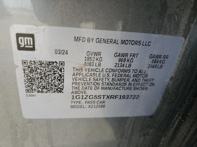 2024 CHEVROLET MALIBU RS - 1G1ZG5STXRF193722