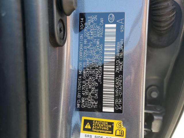 2015 LEXUS CT 200 JTHKD5BHXF2219346