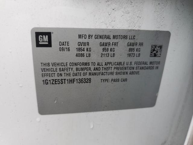 2017 CHEVROLET MALIBU LT - 1G1ZE5ST1HF136328