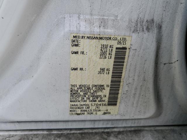 2015 NISSAN ALTIMA 2.5 - 1N4AL3AP0FC570456
