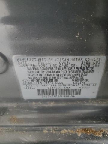 2016 NISSAN VERSA S - 3N1CN7AP5GL858146