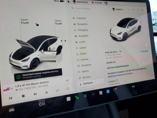 2023 TESLA MODEL Y - 7SAYGDEE1PA125692
