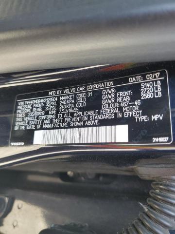 2017 VOLVO XC60 T5 DY YV440MDR4H2129504