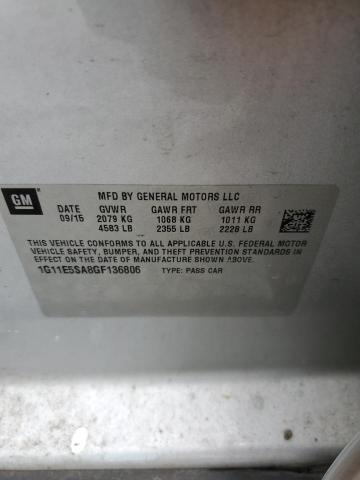 2016 CHEVROLET MALIBU LIM 1G11E5SA8GF136806