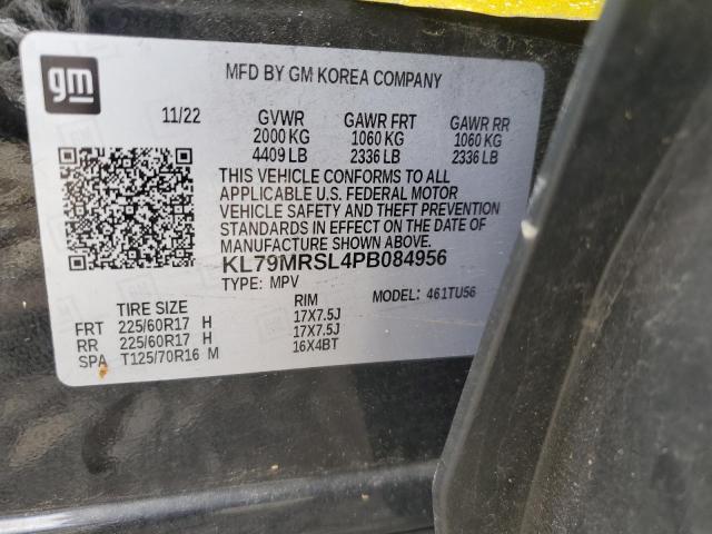 2023 CHEVROLET TRAILBLAZE KL79MRSL4PB084956