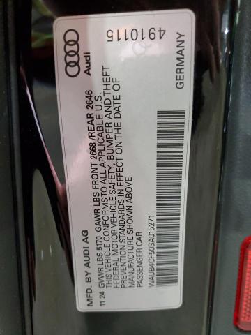 2025 AUDI S5 PRESTIG WAUB4CF50SA015271