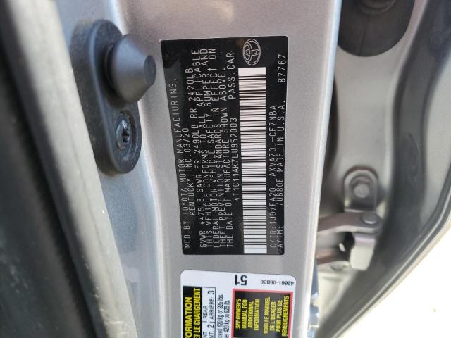 2020 TOYOTA CAMRY LE 4T1C11AK7LU952003