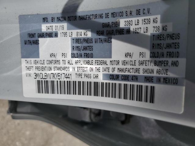2019 TOYOTA YARIS L - 3MYDLBYV7KY517441