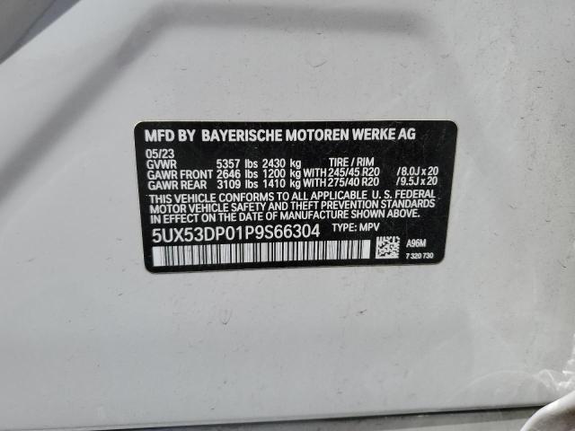 2023 BMW X3 XDRIVE3 - 5UX53DP01P9S66304