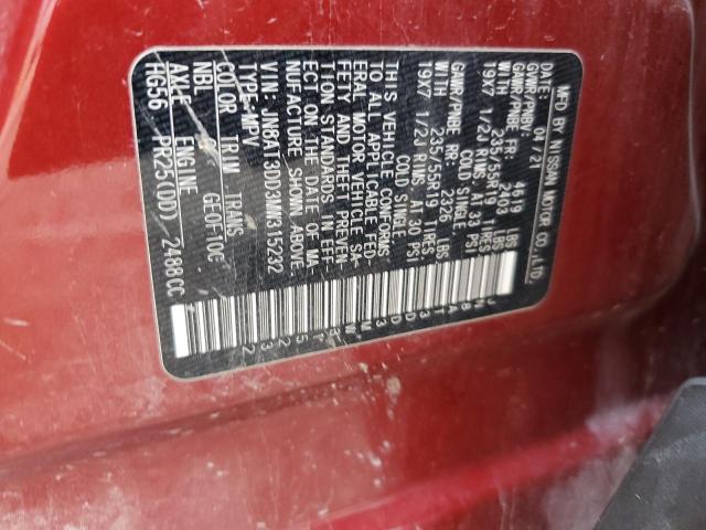 2021 NISSAN ROGUE PLAT - JN8AT3DD3MW315232