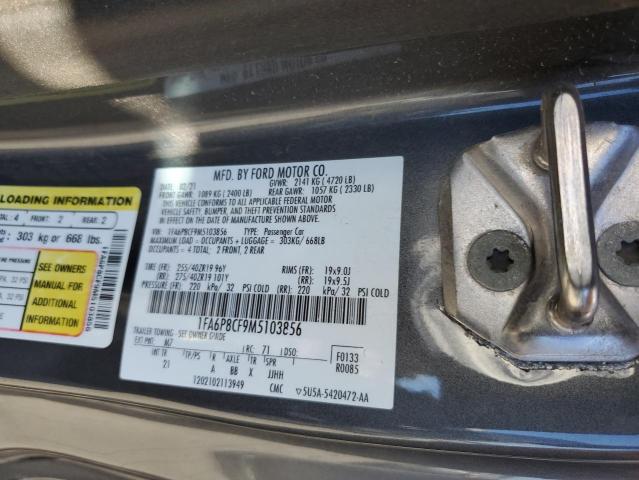 2021 FORD MUSTANG GT - 1FA6P8CF9M5103856