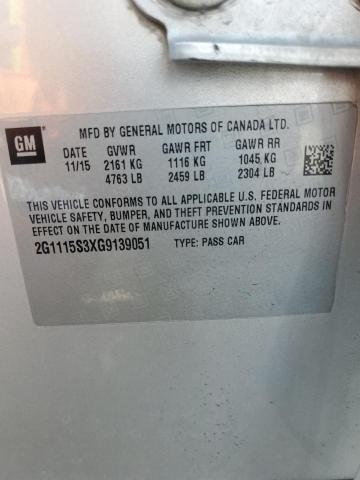 2016 CHEVROLET IMPALA LT - 2G1115S3XG9139051