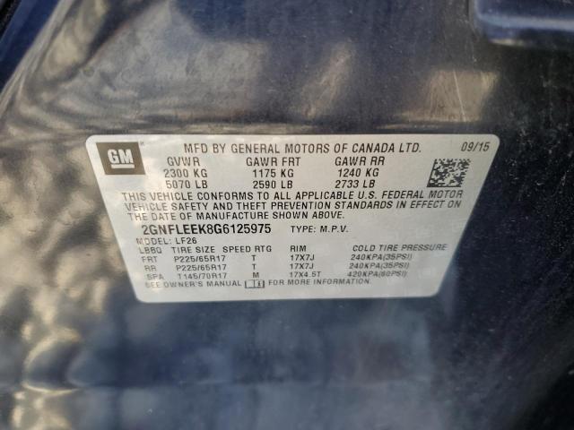 2016 CHEVROLET EQUINOX LS 2GNFLEEK8G6125975