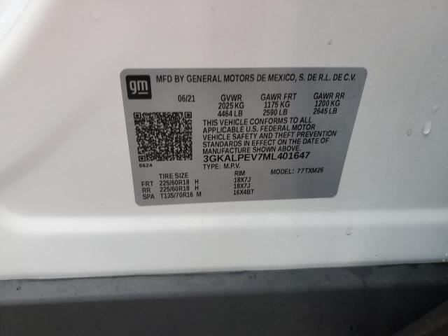 2021 GMC TERRAIN SL - 3GKALPEV7ML401647