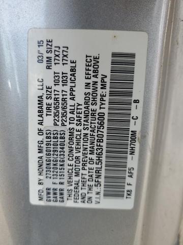 2015 HONDA ODYSSEY EX - 5FNRL5H63FB075600