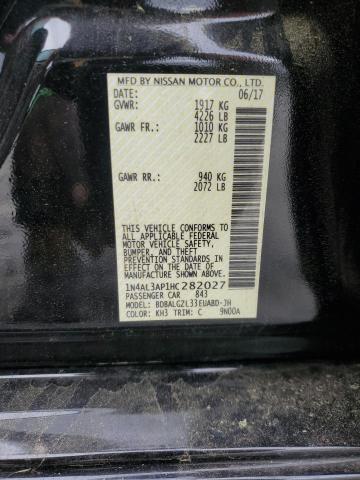 2017 NISSAN ALTIMA 2.5 - 1N4AL3AP1HC282027