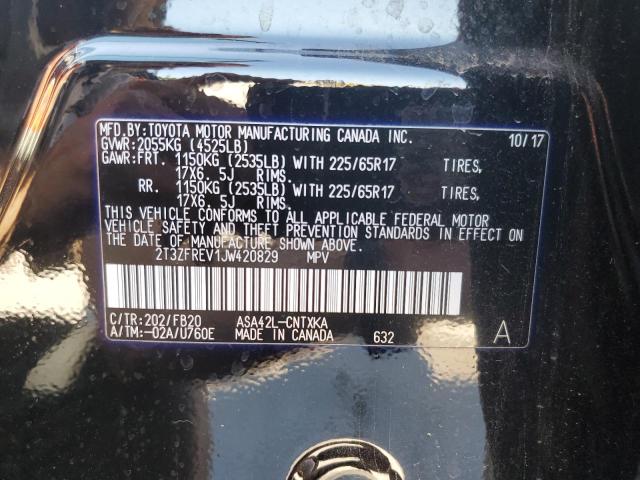 2018 TOYOTA RAV4 LE - 2T3ZFREV1JW420829