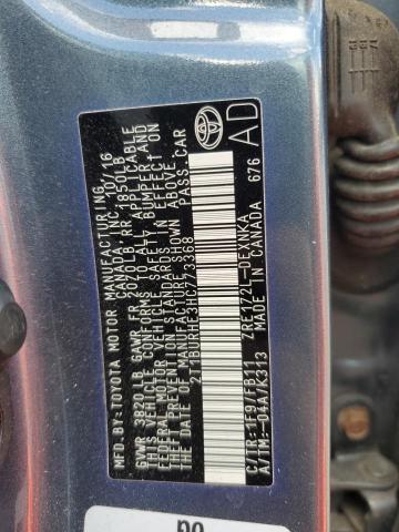 2017 TOYOTA COROLLA L - 2T1BURHE3HC773368