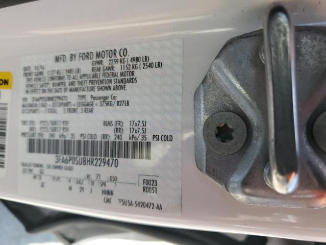 2017 FORD FUSION TIT 3FA6P0SU8HR229470