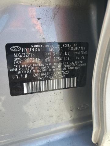 2013 HYUNDAI ELANTRA GL - KMHDH4AE2DU967523