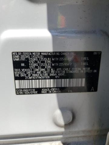 2017 TOYOTA RAV4 XLE - 2T3WFREV7HW397926