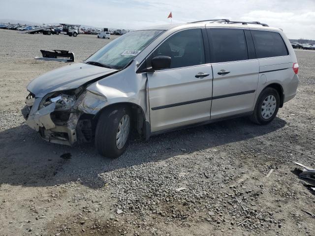 HONDA ODYSSEY LX 2005 silver  gas 5FNRL38205B025351 photo #1