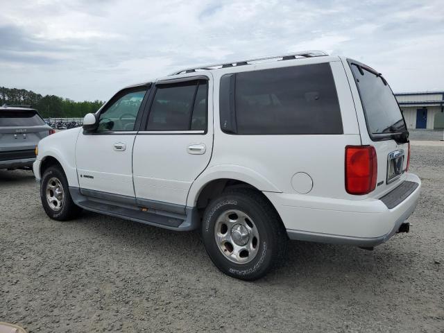 LINCOLN NAVIGATOR 2001 white 4dr spor gas 5LMFU28R71LJ18097 photo #3