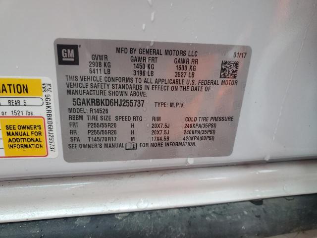 2017 BUICK ENCLAVE - 5GAKRBKD6HJ255737