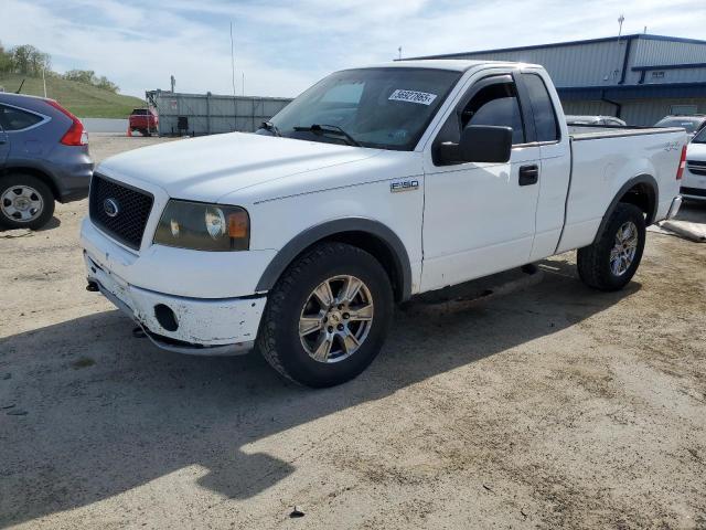 FORD F150 2006 white pickup gas 1FTRF14W46NA81042 photo #1