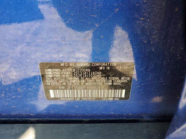 2024 SUBARU WRX JF1VBAB63R9804802