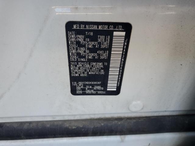 2019 NISSAN ARMADA SV - JN8AY2ND0K9086367