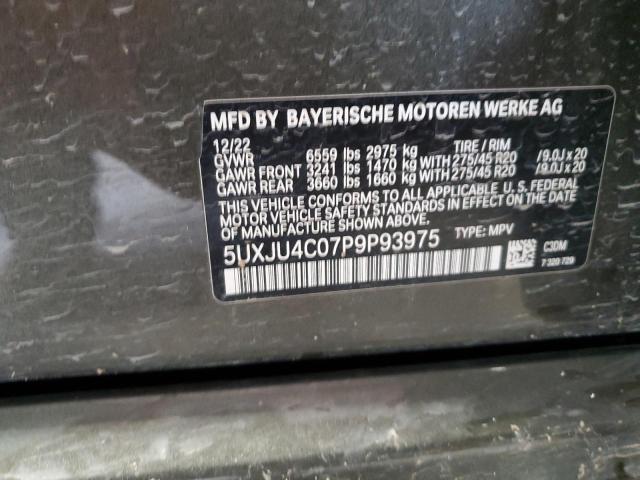 2023 BMW X5 M50I 5UXJU4C07P9P93975